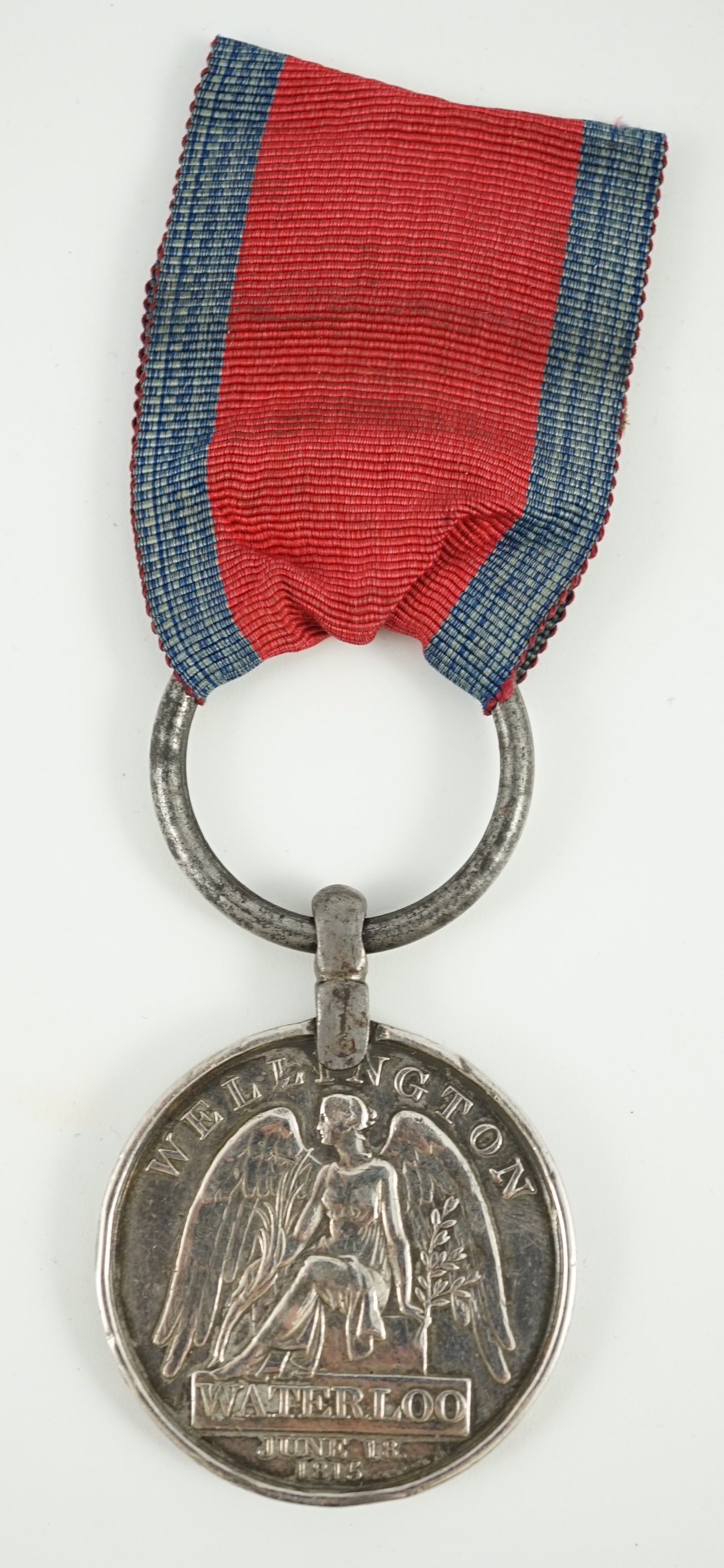 British campaign medals, Waterloo medal impressed Henry Weber 2nd Batt. 59th Reg. Foot